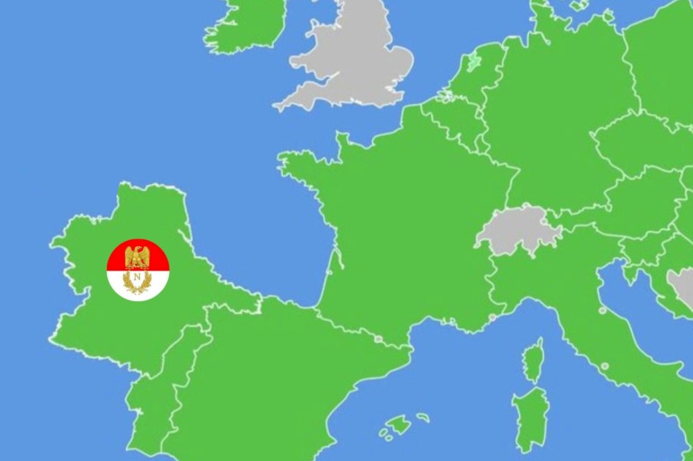 Carte de l'europe pour situer le listembourg