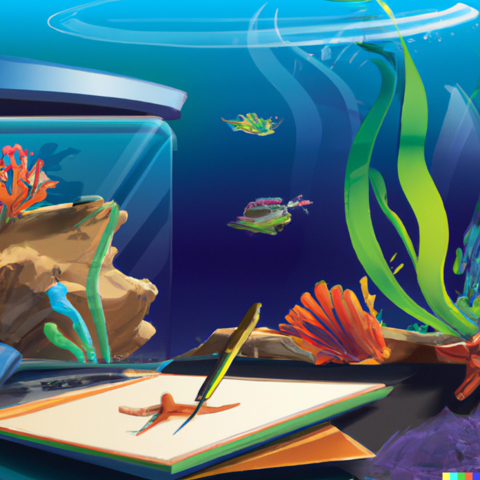 écrire un livre pour aquarium