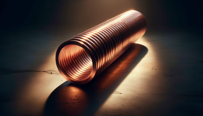 copper, used for pipe, award-winning photography from magazine,