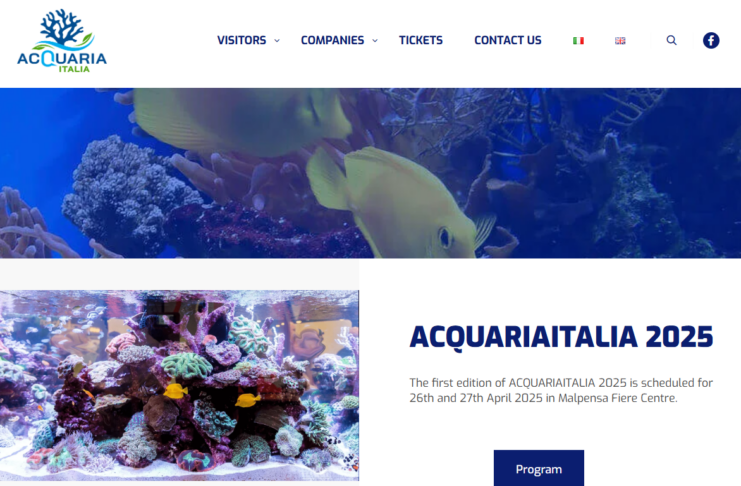 Annonce Salon : Première Édition d’ACQUARIAITALIA 2025 !